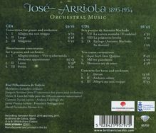 Jose Arriola (1896-1954): Orchesterwerke, 2 CDs
