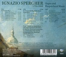 Ignazio Spergher (1734-1808): Cembalo- und Orgelwerke, 3 CDs