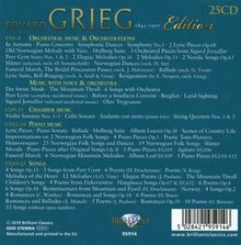 Edvard Grieg (1843-1907): Edvard Grieg Edition (Brilliant 2019), 25 CDs