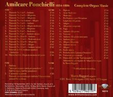 Amilcare Ponchielli (1834-1886): Sämtliche Orgelwerke, 2 CDs