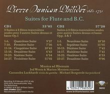 Pierre Dancian Philidor (1681-1731): 12 Suiten für 2 Flöten &amp; Bc (1717 / 1718), 2 CDs