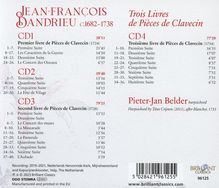 Jean Francois Dandrieu (1682-1738): Pieces de Clavecin (Bücher 1-3), 4 CDs