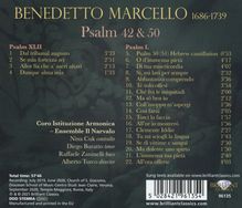 Benedetto Marcello (1686-1739): Psalmen Nr.42 &amp; 50 aus "Estro poetico-armonico", CD