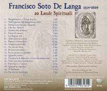 Francesco Soto de Langa (1534-1619): 20 Laudi spirituali, CD