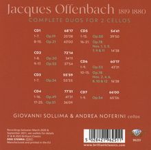 Jacques Offenbach (1819-1880): Sämtliche Duos für 2 Celli, 7 CDs