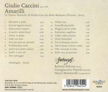 Giulio Caccini (1545-1618): Le Nuove Musiche (Firenze 1601), CD