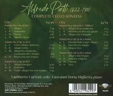 Alfredo Piatti (1822-1901): Cellosonaten Nr.1-6, 2 CDs