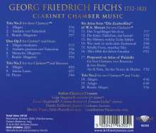 Georg Friedrich Fuchs (1752-1821): Kammermusik mit Klarinette, CD