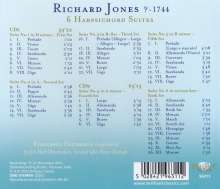 Richard Jones (1680-1744): Cembalosuiten Nr.1-6, 2 CDs