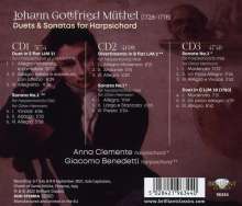 Johann Gottfried Müthel (1728-1788): Cembalosonaten Nr.1-3, 3 CDs