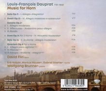Louis Francois Dauprat (1781-1868): Quartett op.4 für 4 Hörner, CD