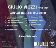 Giulio Viozzi (1912-1984): Sämtliche Gitarrenwerke, CD