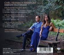 Carl Heinrich Reinecke (1824-1910): Cellosonaten Nr.1-3, CD