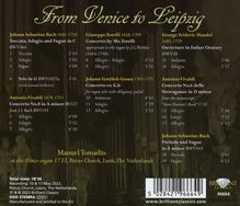 Manuel Tomadin - From Venice to Leipzig, CD