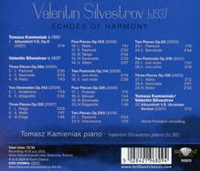 Valentin Silvestrov (geb. 1937): Klavierwerke "Echoes of Harmony", CD