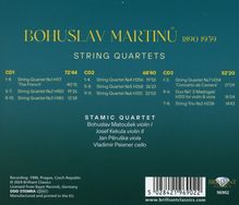 Bohuslav Martinu (1890-1959): Streichquartette Nr.1-7, 3 CDs