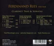Ferdinand Ries (1784-1838): Trio für Klarinette,Cello &amp; Klavier op.28, CD