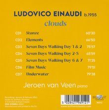 Ludovico Einaudi (geb. 1955): Klavierwerke "Clouds", 7 CDs
