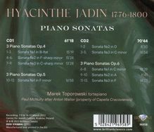 Hyacinthe Jadin (1776-1800): Klaviersonaten opp.4,5,6, 2 CDs