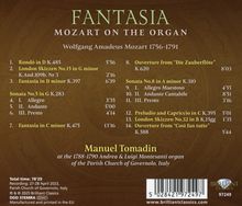 Wolfgang Amadeus Mozart (1756-1791): Orgelwerke "Fantasia" (Mozart on the Organ), CD