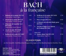 Olivier Penin - Bach a la francaise, CD