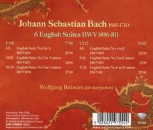 Johann Sebastian Bach (1685-1750): Englische Suiten BWV 806-811, 2 CDs