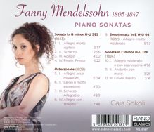 Fanny Mendelssohn-Hensel (1805-1847): Klaviersonaten c-moll &amp; g-moll, CD