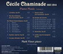 Cecile Chaminade (1857-1944): Klavierwerke Vol.2, CD