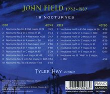 John Field (1782-1837): Nocturnes Nr.1-18, 2 CDs