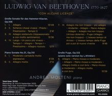 Ludwig van Beethoven (1770-1827): Klaviersonaten Nr.29 &amp; 31, CD