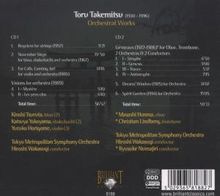 Toru Takemitsu (1930-1996): Orchesterwerke, 2 CDs
