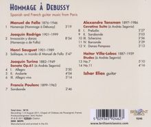 Izhar Elias - Hommage A Debussy, CD