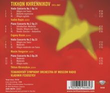 Tikhon Khrennikov (1913-2007): Klavierkonzerte Nr.2 &amp; 3 (op.21 &amp; 28), CD