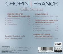 Frederic Chopin (1810-1849): Sonate für Cello &amp; Klavier op.65, CD