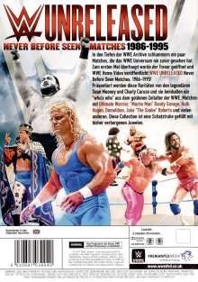 WWE UNRELEASED - Never Before Seen Matches: 1986-1995, 3 DVDs
