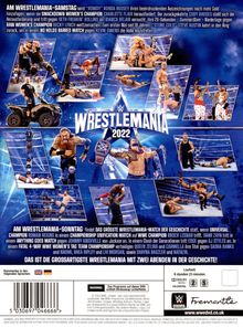 WWE: Wrestlemania 38, 3 DVDs