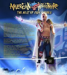 WWE: American Nightmare - The Best Of Cody Rhodes, 2 DVDs