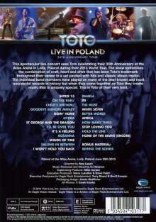 Toto: 35th Anniversary Tour: Live In Poland 2013, DVD