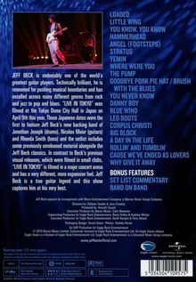 Jeff Beck: Live In Tokyo - 9.4.2014, DVD