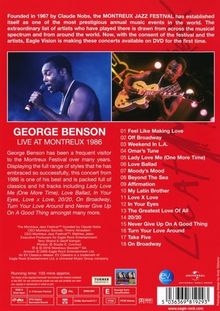 George Benson (geb. 1943): Live At Montreux 1986 (EV Classics), DVD
