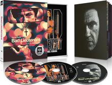 DVD-Set mit "Bad Lieutenant" von Abel Ferrara. Cover mit ernstem Gesicht, CDs vorne.