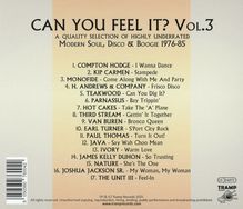 Can You Feel It? Vol.3 Modern Soul, Disco &amp; Boogie, CD