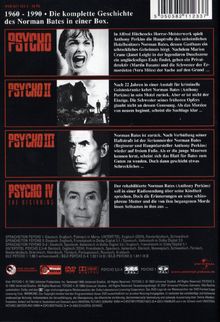 Psycho I-IV (Box mit 4 DVDs), 4 DVDs