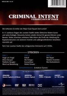 Criminal Intent Season 2 Box 2, 3 DVDs