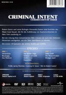 Criminal Intent Season 3 Box 1, 3 DVDs