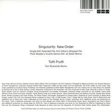 New Order: Singularity, Maxi-CD