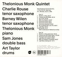 Thelonious Monk (1917-1982): Les Liaisons Dangereuses 1960, 2 CDs