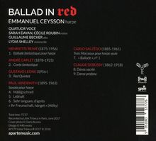 Emmanuel Ceysson - Ballad in Red, CD