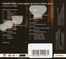 Isabelle Druet - Shakespeare Songs, CD