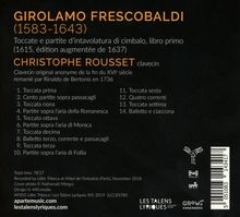 Girolamo Frescobaldi (1583-1643): Toccaten &amp; Partiten Libro I, CD